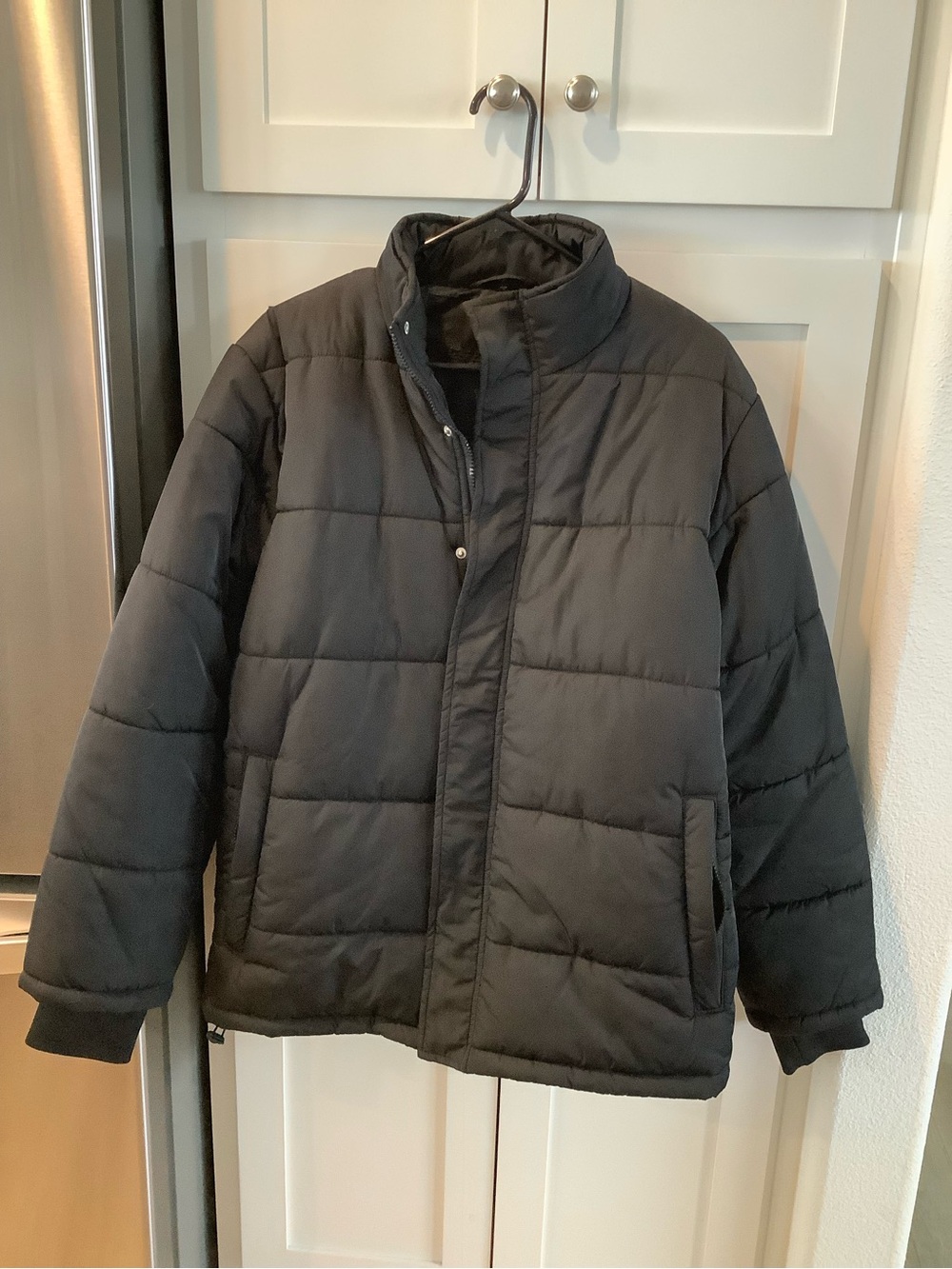 FORMER Men's Black Puffer Jacket - RARE, Size Medium